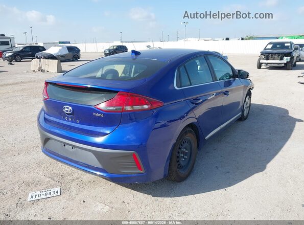 KMHC75LC9MU255039 2021 HYUNDAI IONIQ HYBRID Dark Blue Задня права чверть