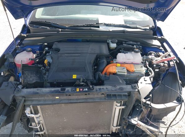 KMHC75LC9MU255039 2021 HYUNDAI IONIQ HYBRID Dark Blue Вид ззаду