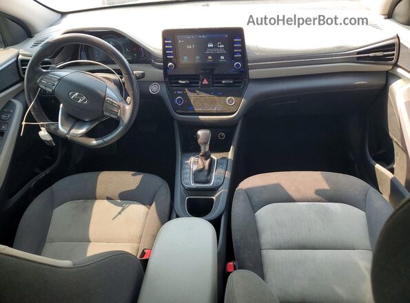 KMHC75LCXLU213879 2020 HYUNDAI IONIQ Белый Вид панели приборов