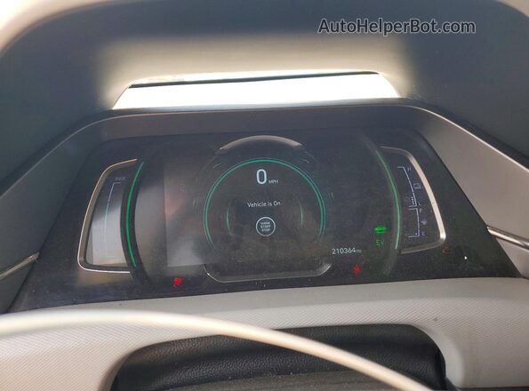 KMHC75LCXLU213879 2020 HYUNDAI IONIQ Белый Вид щитка приборов