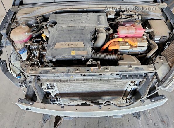 KMHC75LCXLU234957 2020 HYUNDAI IONIQ Черный Вид задней части салона
