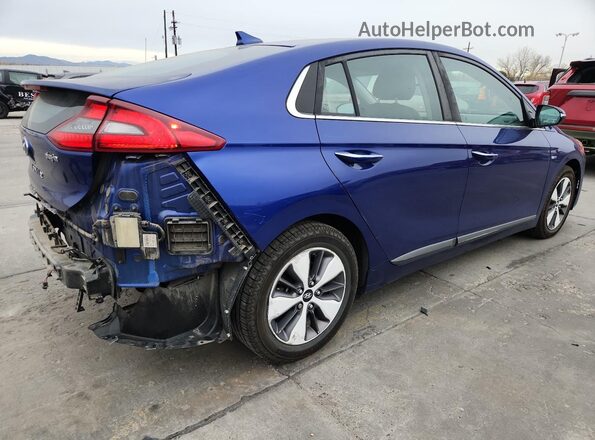KMHC75LD3KU148378 2019 HYUNDAI IONIQ Blue Tył prawy
