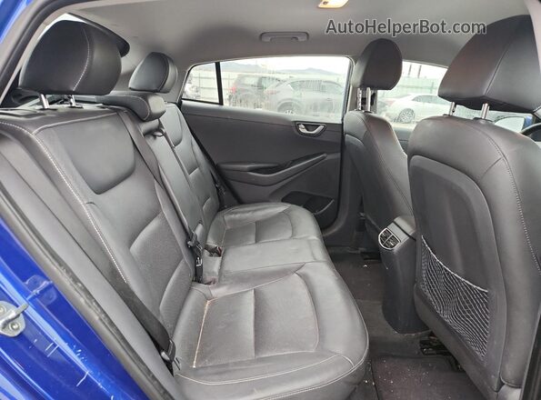 KMHC75LD3KU148378 2019 HYUNDAI IONIQ Blue Widok wnętrza z tyłu