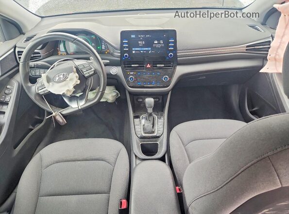 KMHC75LD4MU246550 2021 HYUNDAI IONIQ White Vista del salpicadero