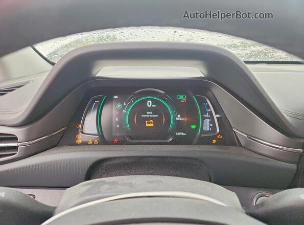 KMHC75LD4MU246550 2021 HYUNDAI IONIQ White Vista del cuadro de instrumentos