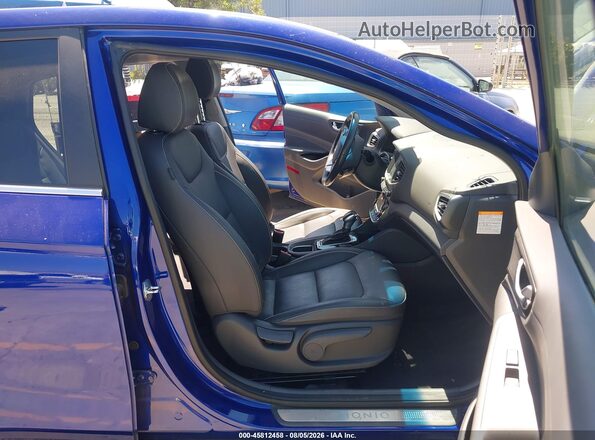 KMHC75LD5KU135843 2019 HYUNDAI IONIQ PLUG-IN HYBRID Blue Սալոնի դիմացի տեսք