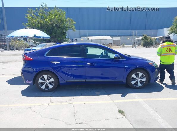 KMHC75LD5KU135843 2019 HYUNDAI IONIQ PLUG-IN HYBRID Blue Սալոնի հետևի տեսք