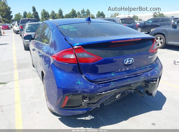 KMHC75LD5KU135843 2019 HYUNDAI IONIQ PLUG-IN HYBRID Blue Դիմացի տեսք
