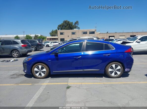 KMHC75LD5KU135843 2019 HYUNDAI IONIQ PLUG-IN HYBRID Blue Սալոնի 360 աստիճան տեսք