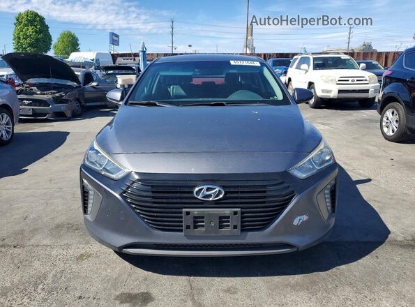 KMHC75LD7JU090614 2018 HYUNDAI IONIQ Gray Vista frontal