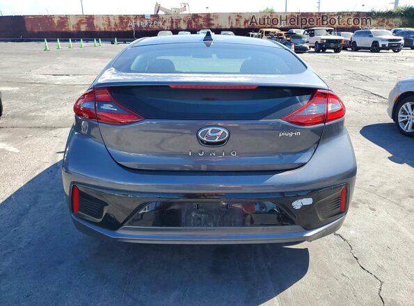 KMHC75LD7JU090614 2018 HYUNDAI IONIQ Gray Vista trasera