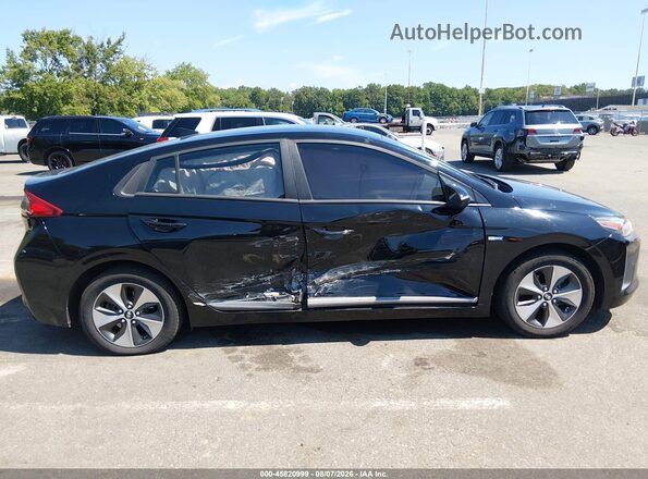 KMHC75LH3KU045657 2019 HYUNDAI IONIQ ELECTRIC Black Вид задньої частини салону