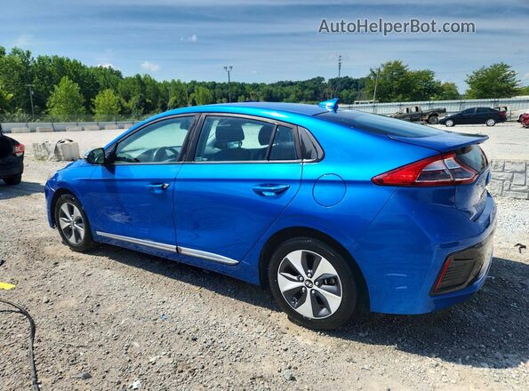 KMHC75LH9JU027128 2018 HYUNDAI IONIQ Синий Задняя левая четверть