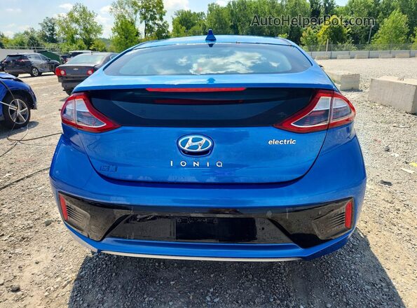 KMHC75LH9JU027128 2018 HYUNDAI IONIQ Синий Вид сзади