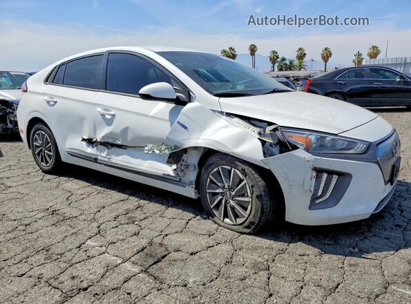 KMHC75LJ8LU060658 2020 HYUNDAI IONIQ White Передня права чверть