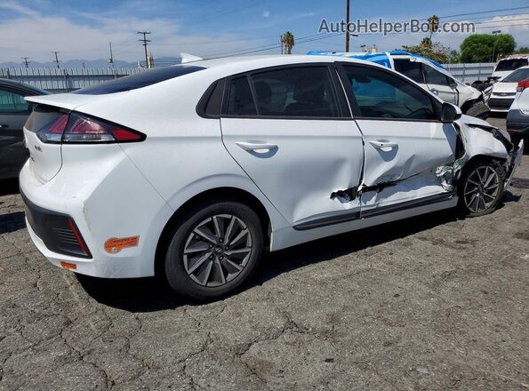 KMHC75LJ8LU060658 2020 HYUNDAI IONIQ White Задня права чверть