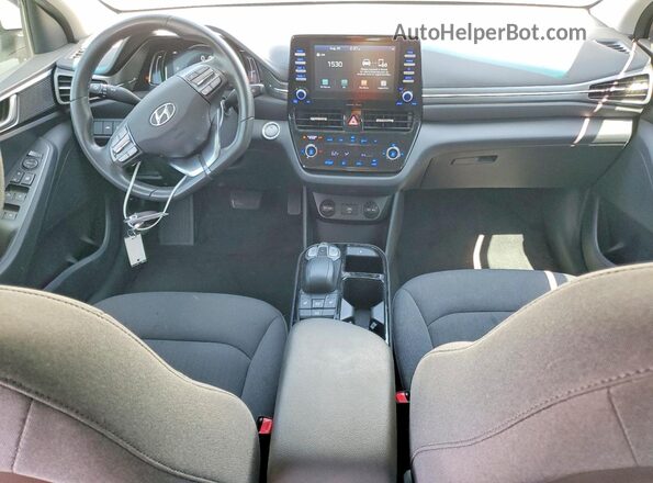 KMHC75LJ8LU060658 2020 HYUNDAI IONIQ White Вид панелі приладів