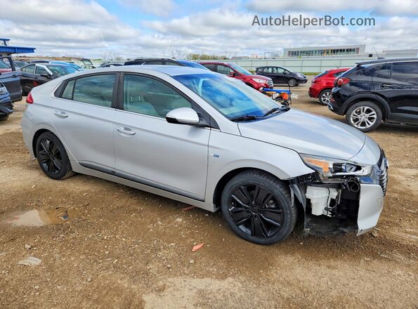 KMHC85LC0HU036070 2017 HYUNDAI IONIQ Silver Przód prawy