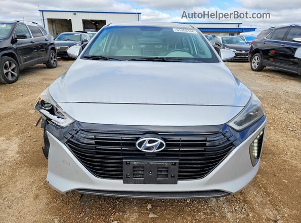 KMHC85LC0HU036070 2017 HYUNDAI IONIQ Silver Widok z przodu