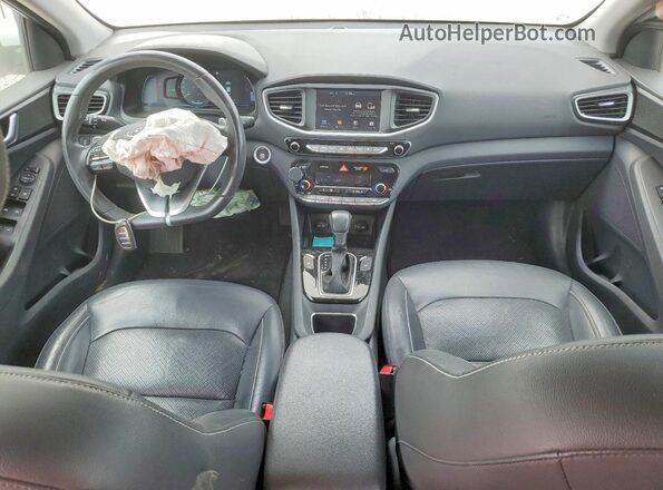 KMHC85LC0JU084173 2018 HYUNDAI IONIQ White წინა პანელის ხედი