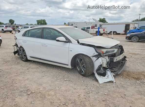 KMHC85LC0JU084173 2018 HYUNDAI IONIQ White წინა მარჯვენა