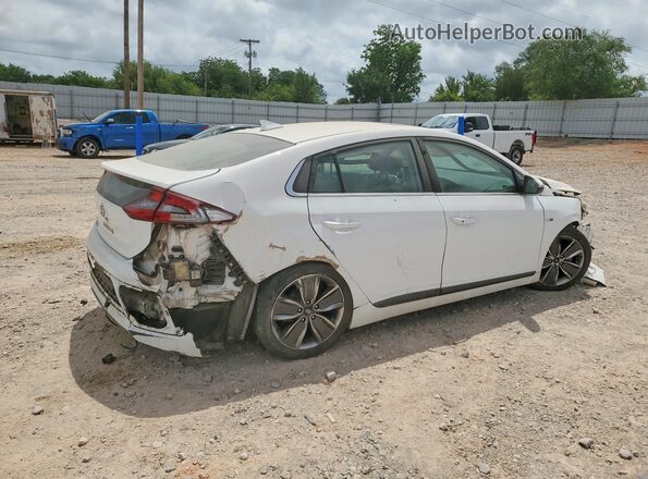 KMHC85LC0JU084173 2018 HYUNDAI IONIQ White უკანა მარჯვენა