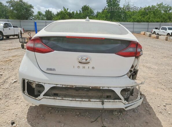 KMHC85LC0JU084173 2018 HYUNDAI IONIQ White უკანა ხედი