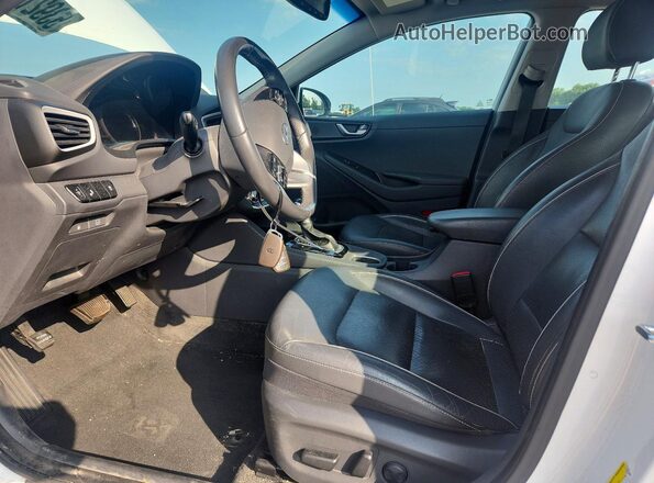 KMHC85LC2HU048950 2017 HYUNDAI IONIQ White Սալոնի դիմացի տեսք