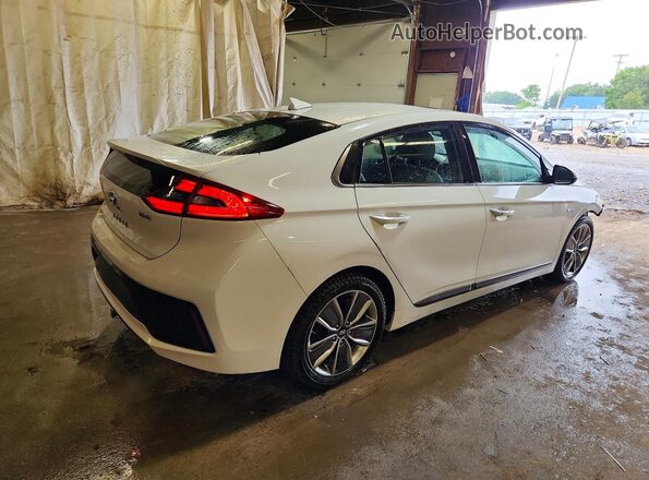 KMHC85LC3JU087259 2018 HYUNDAI IONIQ White Задня права чверть