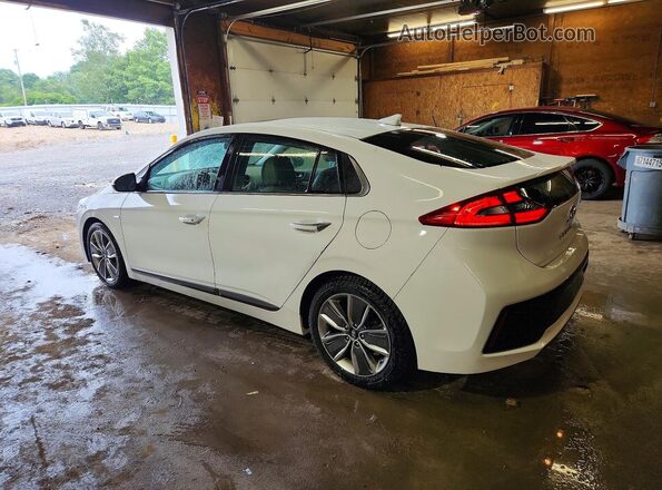KMHC85LC3JU087259 2018 HYUNDAI IONIQ White Задня ліва чверть