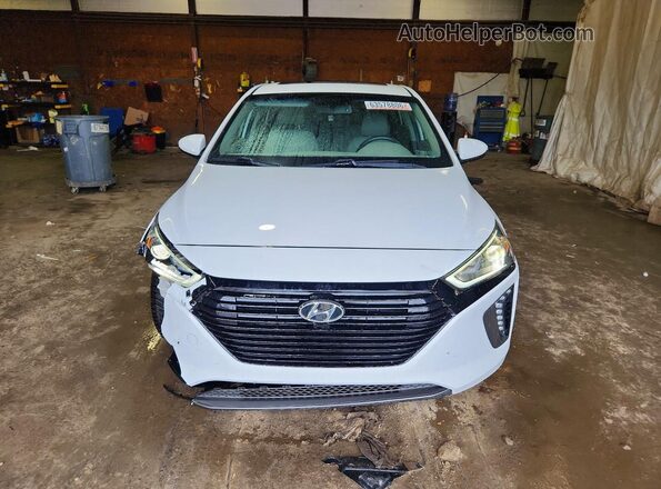 KMHC85LC3JU087259 2018 HYUNDAI IONIQ White Вид спереду