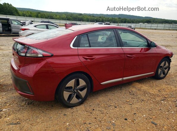 KMHC85LC3MU256667 2021 HYUNDAI IONIQ Красный Задняя правая четверть