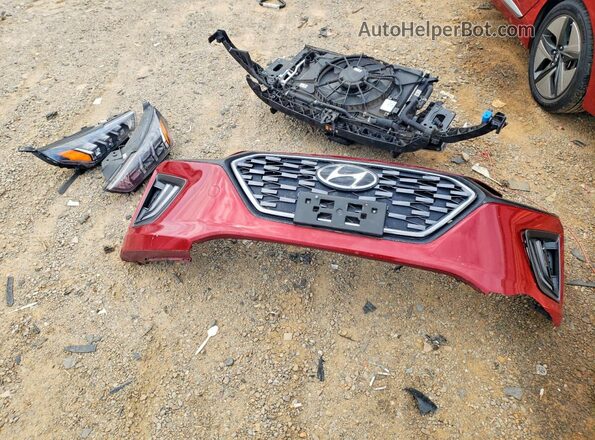 KMHC85LC3MU256667 2021 HYUNDAI IONIQ Красный Вид подкапотного пространства