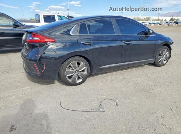 KMHC85LC4JU064069 2018 HYUNDAI IONIQ Черный Задняя правая четверть