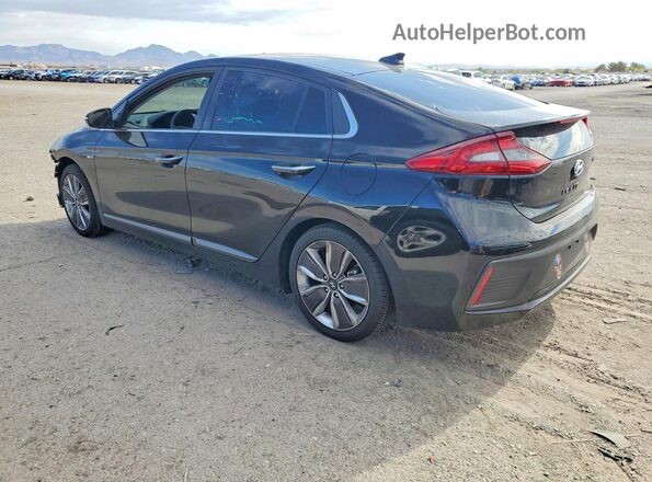 KMHC85LC4JU064069 2018 HYUNDAI IONIQ Черный Задняя левая четверть