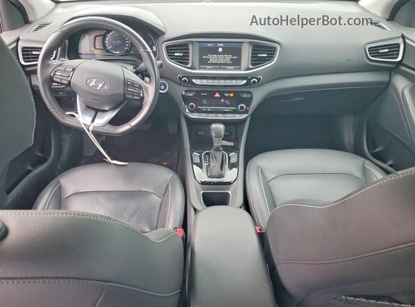 KMHC85LC4JU071975 2018 HYUNDAI IONIQ Black წინა პანელის ხედი