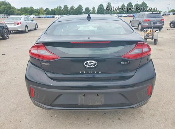 KMHC85LC4JU071975 2018 HYUNDAI IONIQ Black უკანა ხედი