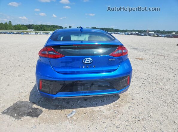 KMHC85LC7JU072277 2018 HYUNDAI IONIQ Blue Rear view