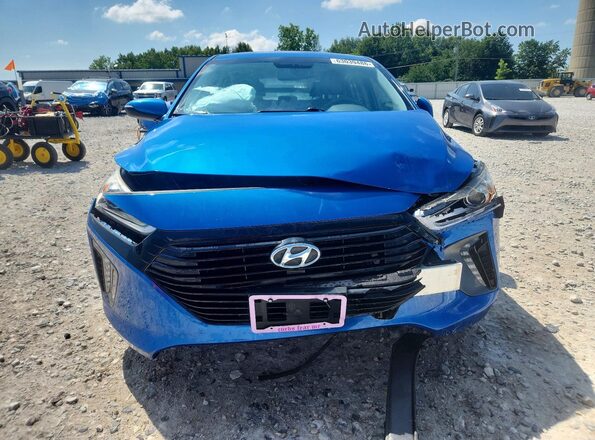 KMHC85LC7JU072277 2018 HYUNDAI IONIQ Blue Front view