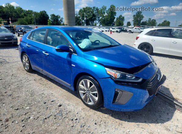KMHC85LC7JU072277 2018 HYUNDAI IONIQ Blue Front right