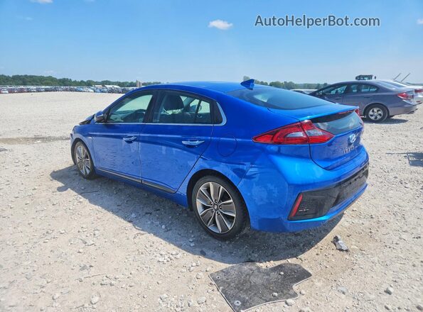 KMHC85LC7JU072277 2018 HYUNDAI IONIQ Blue Rear left