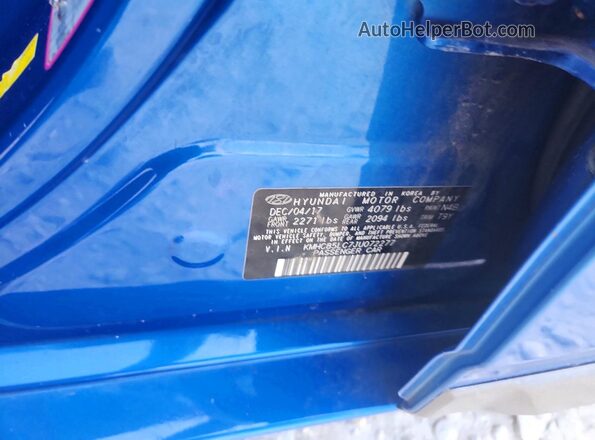 KMHC85LC7JU072277 2018 HYUNDAI IONIQ Blue Engine compartment view