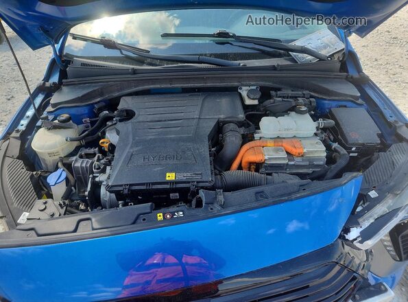 KMHC85LC7JU072277 2018 HYUNDAI IONIQ Blue Rear interior view