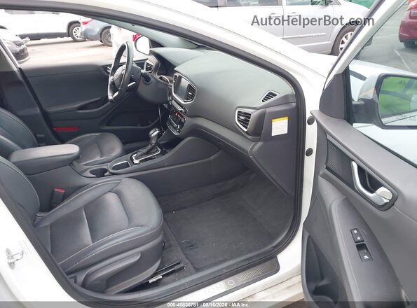 KMHC85LC9HU040098 2017 HYUNDAI IONIQ HYBRID White Vista interior delantera
