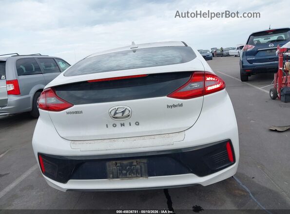 KMHC85LC9HU040098 2017 HYUNDAI IONIQ HYBRID White 