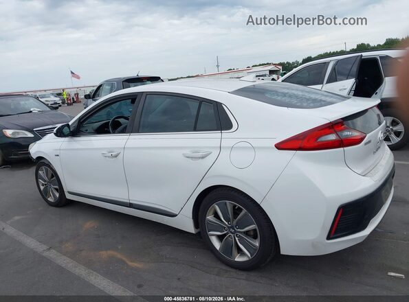 KMHC85LC9HU040098 2017 HYUNDAI IONIQ HYBRID White Vista interior de 360 grados