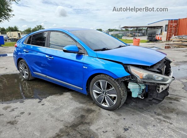 KMHC85LCXHU035475 2017 HYUNDAI IONIQ Blue Առջևի աջ