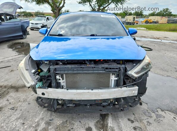 KMHC85LCXHU035475 2017 HYUNDAI IONIQ Blue Դիմացի տեսք