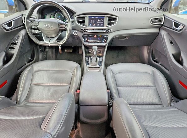KMHC85LCXHU035475 2017 HYUNDAI IONIQ Blue Առջևի վահանակի տեսք