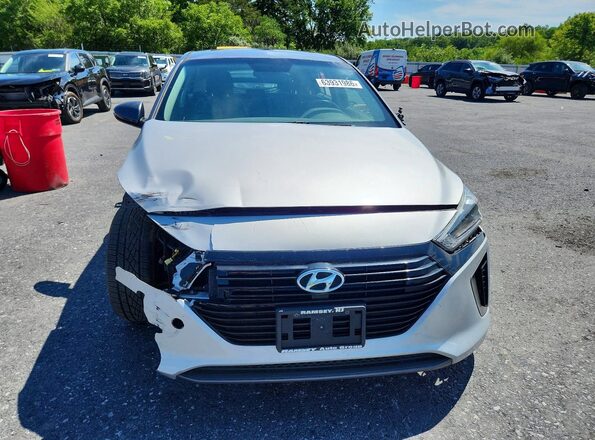 KMHC85LCXJU081765 2018 HYUNDAI IONIQ Gray წინა ხედი